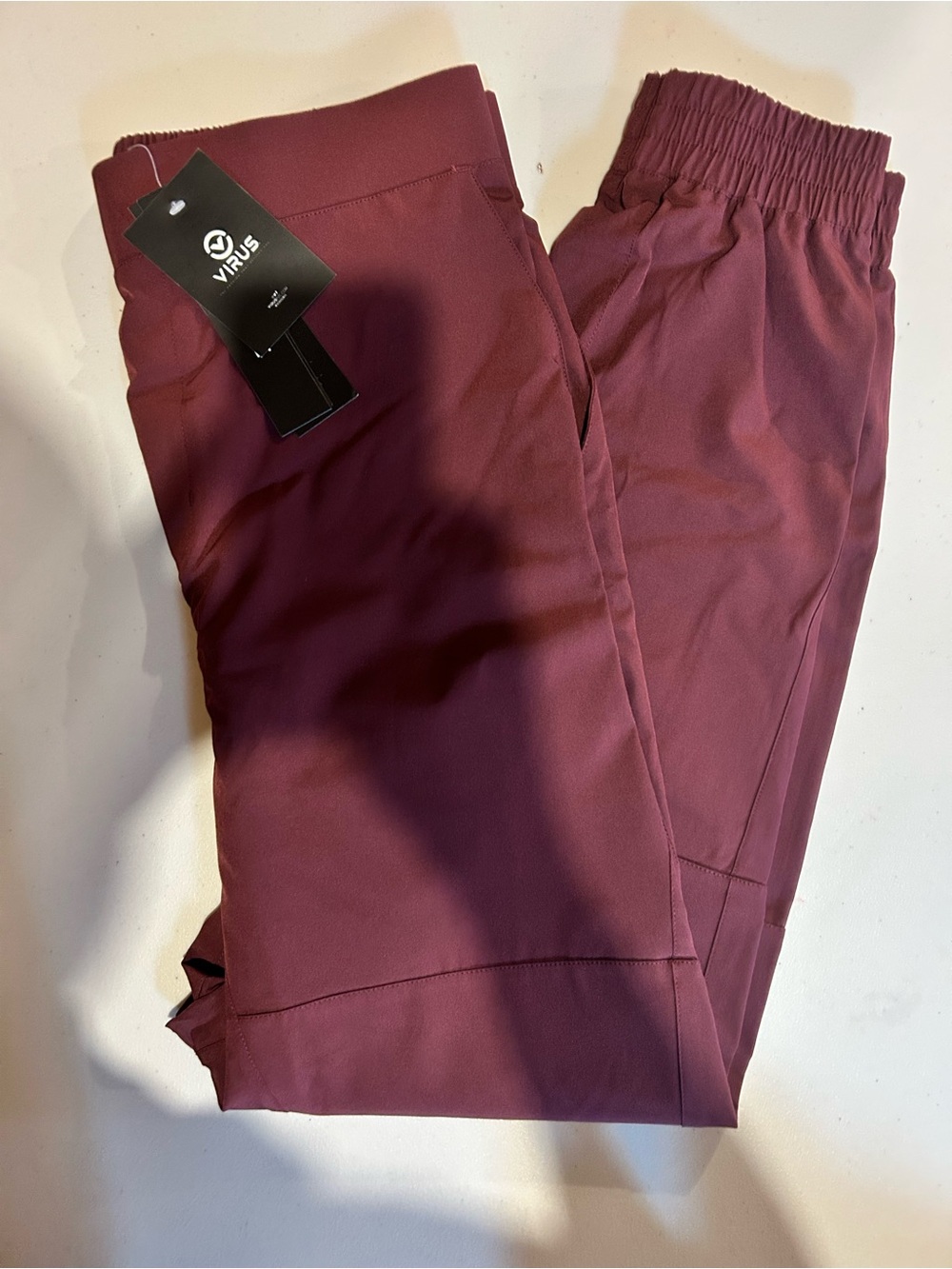 Virus Men's Joggers in Burgundy Wine